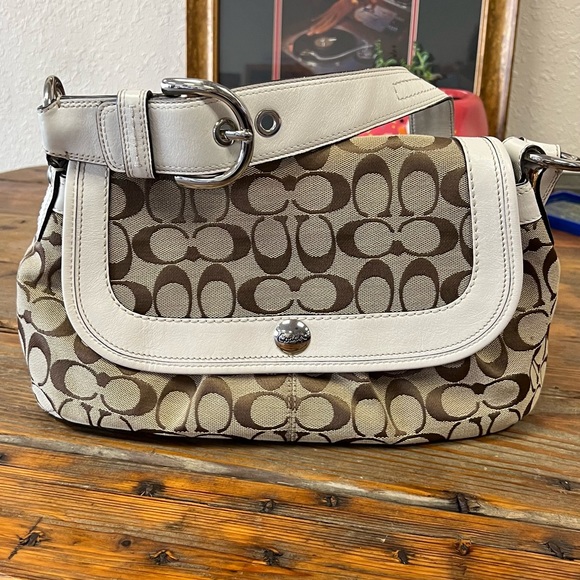 Coach Handbags - COACH SOHO TAN SIG JACQUARD